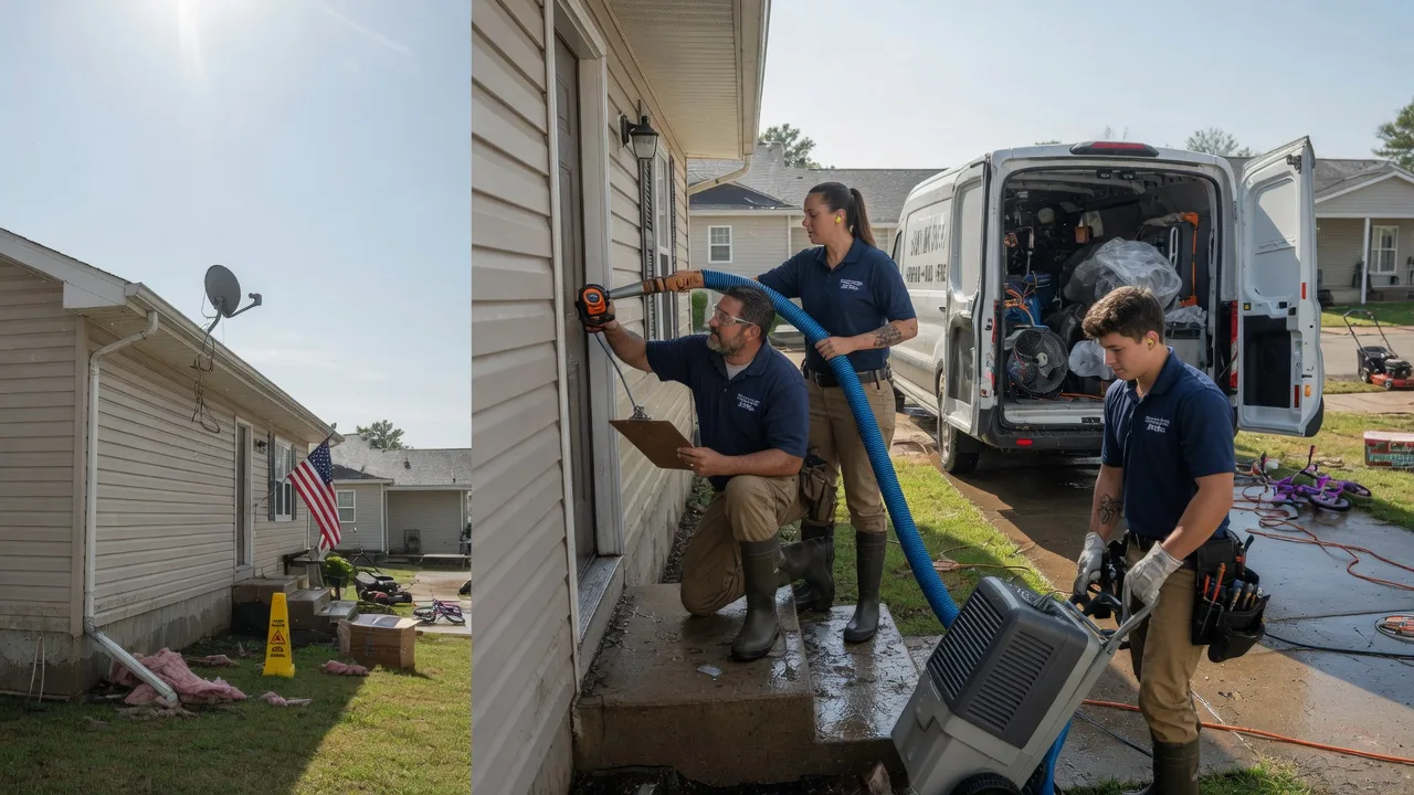 Ceiling Water Damage Restoration in Summitville, OH near me